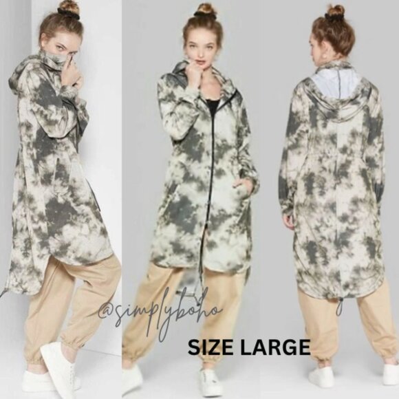 wild fable Jackets & Blazers - Stylish Tie-Dye Hooded Jacket